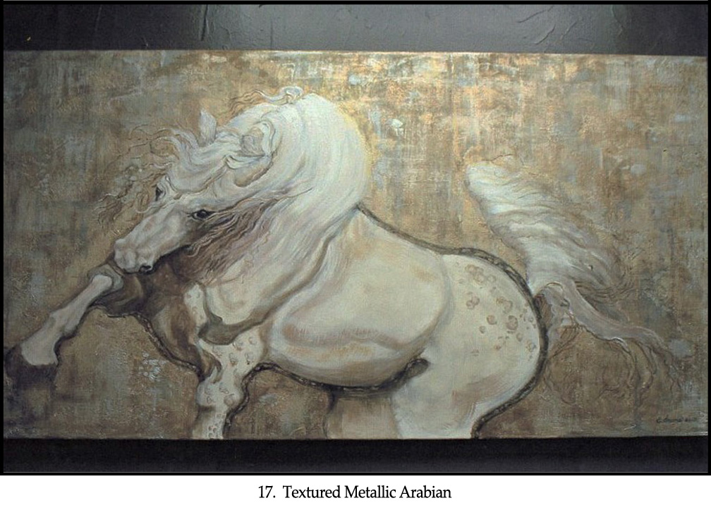 17. Textured Metallic Arabian