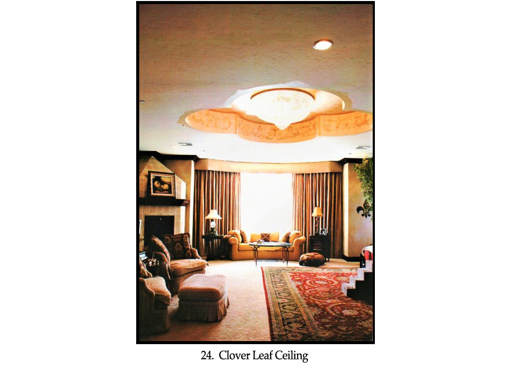 24. Clover Leaf Ceiling